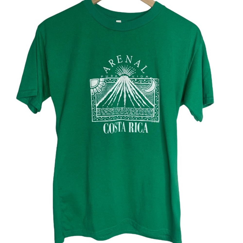 Vintage Costa Rica Arenal Volcano T-Shirt size S - Picture 2 of 9